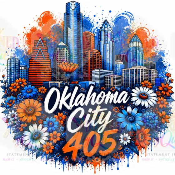 Oklahoma City 405 earrings by Adorned by Que
