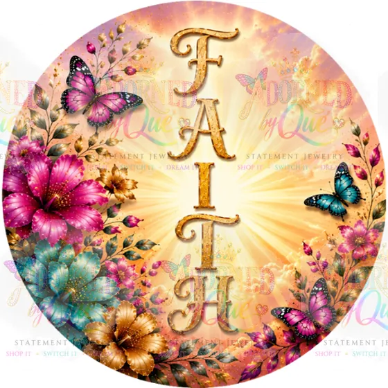 Walk by Faith earrings by Adorned by Que