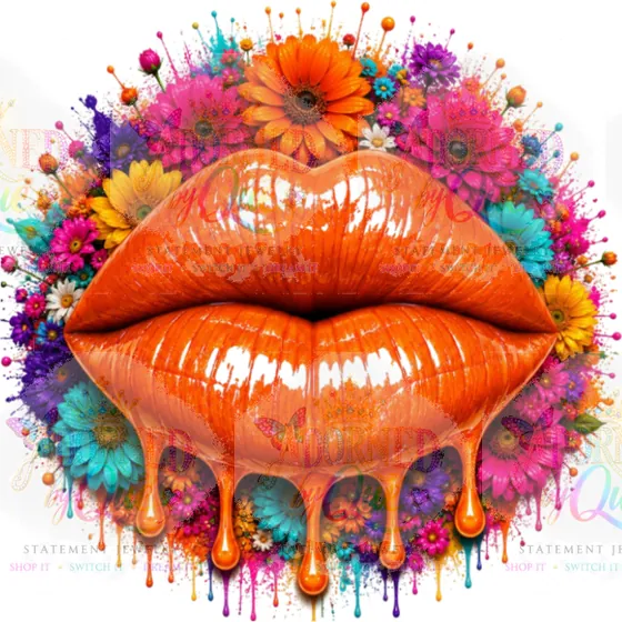 Lips4 + Lips4.5 earrings by Adorned by Que