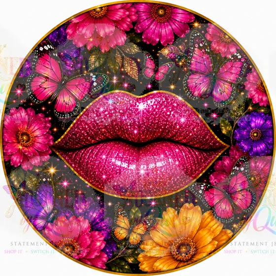 Lips5 + Lips5.5 earrings by Adorned by Que