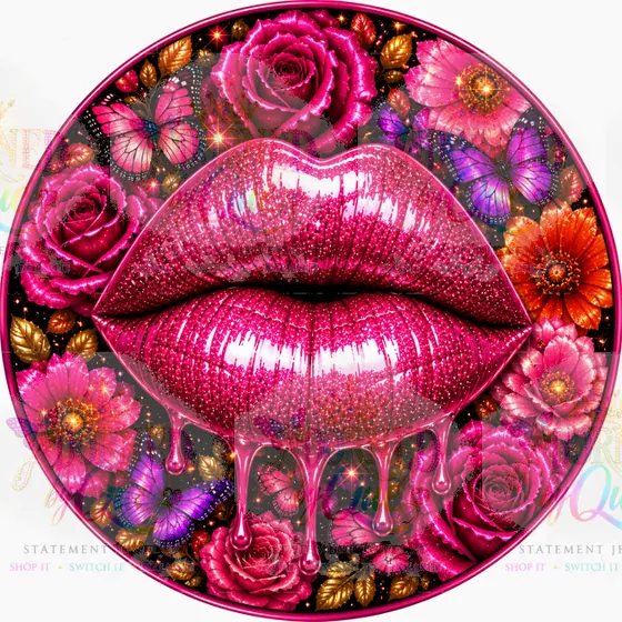 Lips6 + Lips6.5 earrings by Adorned by Que