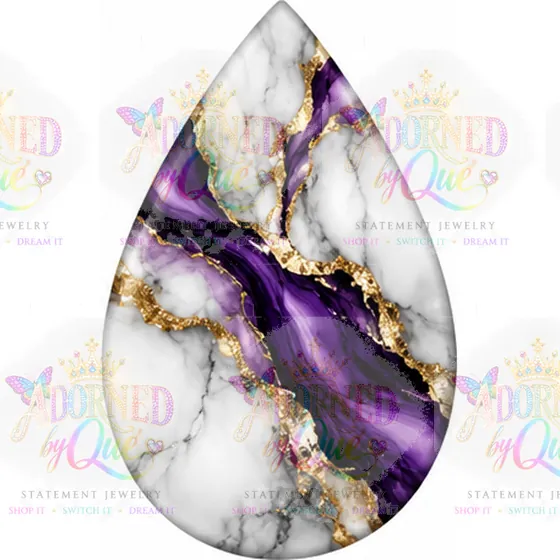Teardrop2 earrings by Adorned by Que