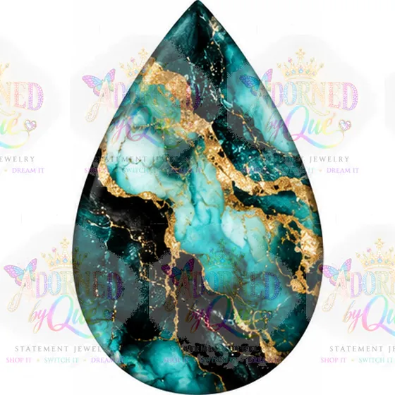 Teardrop5 earrings by Adorned by Que