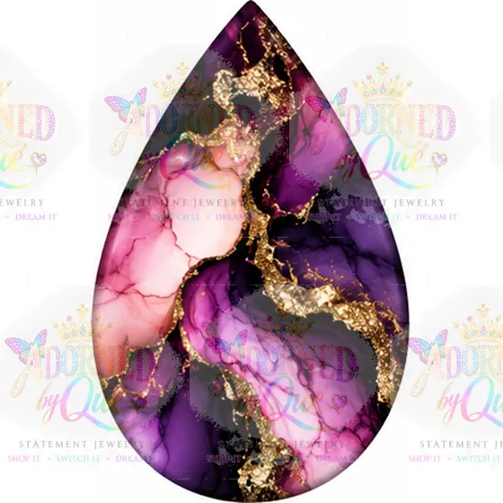 Teardrop7 earrings by Adorned by Que