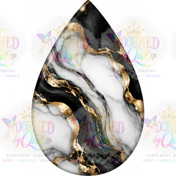 Teardrop8 earrings by Adorned by Que