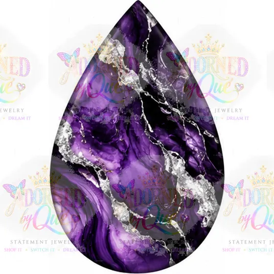 Teardrop9 earrings by Adorned by Que